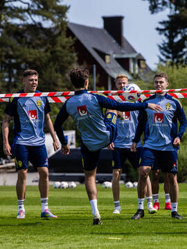 Emil Holm, Hugo Larsson, Gabriel Gudmundsson and Benjamin