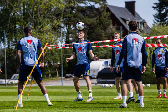 Emil Holm of the Swedish men's national football team