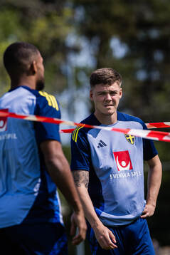 Emil Holm of the Swedish men's national football team