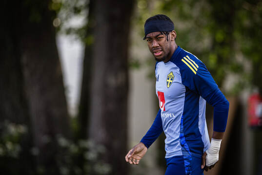 Anthony Elanga of the Swedish men's national football team