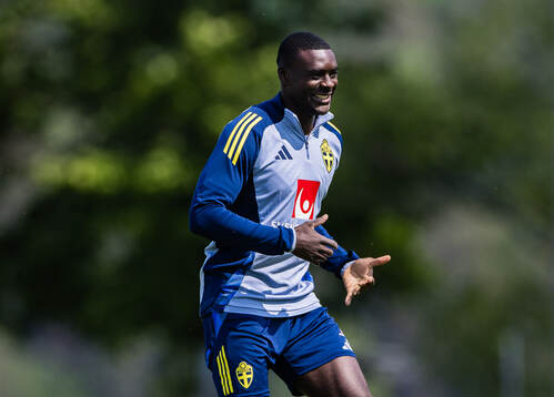 Ken Sema of the Swedish men's national football team