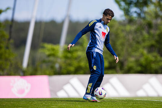Yasin Ayari of the Swedish men's national football team