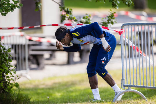 Anthony Elanga of the Swedish men's national football team