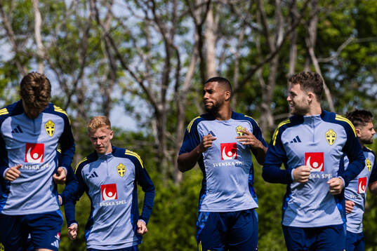 Isak Hien of the Swedish men's national football team