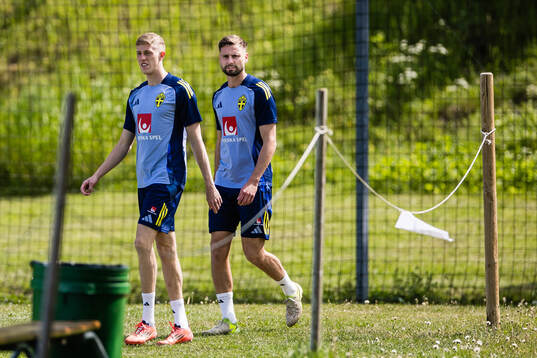 Alexander Bernhardsson and Axel Norén of the Swedish men's