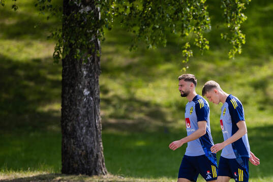 Axel Norén and Alexander Bernhardsson of the Swedish men's