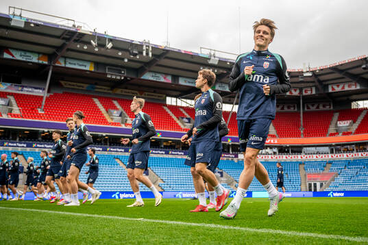 Martin Ødegaard of the Norwegian national football team