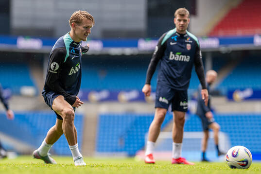 Martin Ødegaard of the Norwegian national football team