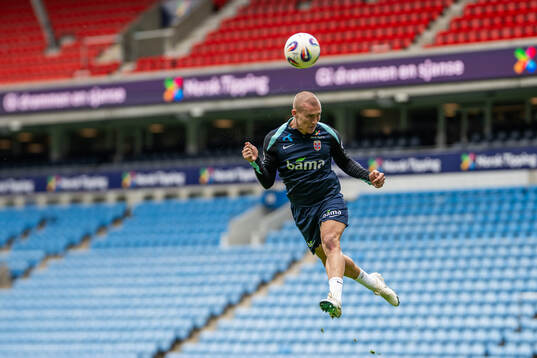 Leo Østigård of the Norwegian national football team