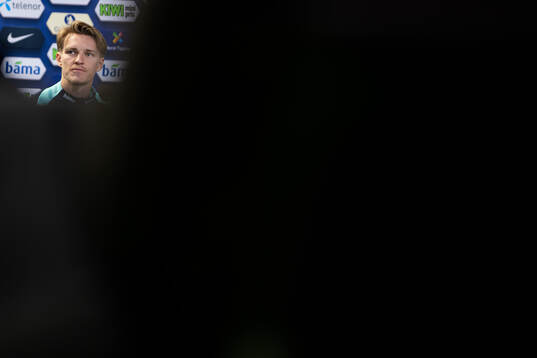 Martin Ødegaard of the Norwegian national football team