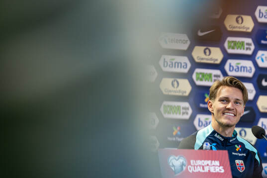 Martin Ødegaard of the Norwegian national football team