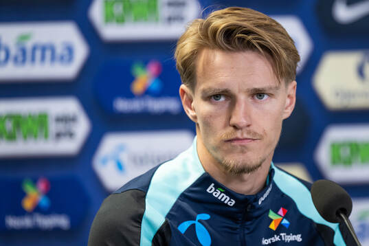 Martin Ødegaard of the Norwegian national football team