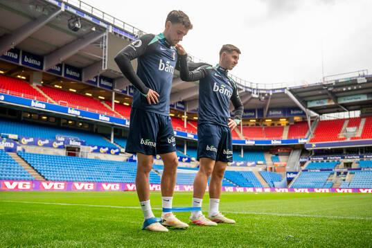 Colin Rösler and Lasse Berg Johnsen of the Norwegian