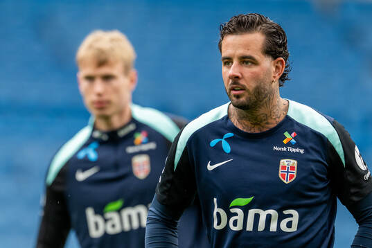 Aron Dønnum of the Norwegian national football team