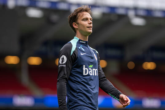 Felix Horn Myhre of the Norwegian national football team