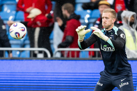 Goalkeeper Egil Selvik of Norwayahead of the FIFA World Cup
