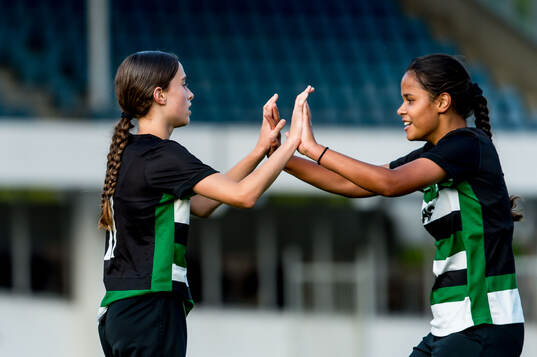 Sporting CPs Teresa Pinto jublar