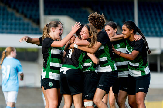 Sporting CPs Teresa Pinto jublar