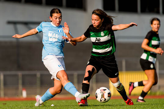 Malmö FFs spelare och Sporting CPs Maria Cunha