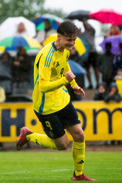 Sveriges Åke Andersson jublar