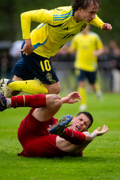 Sveriges Anton Höög och Serbiens Andrej Pavlovic