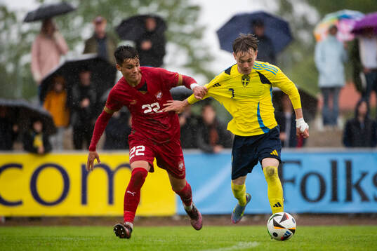 Serbiens Vasilje Novicic och Sveriges Neo Jönsson