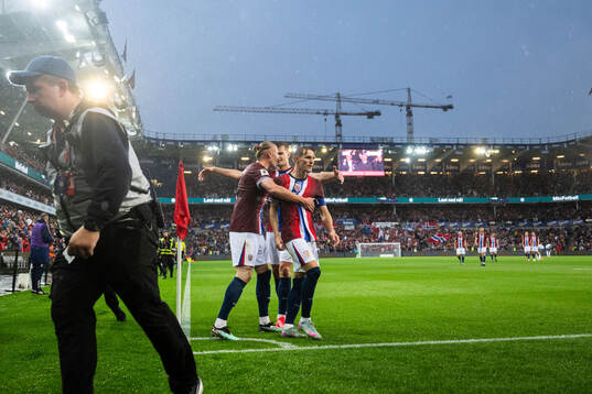 Erling Braut Haaland, Alexander Sørloth  and Martin
