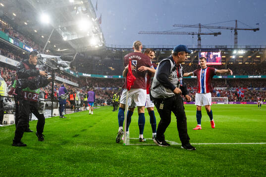 Martin Ødegaard, Erling Braut Haaland and Alexander