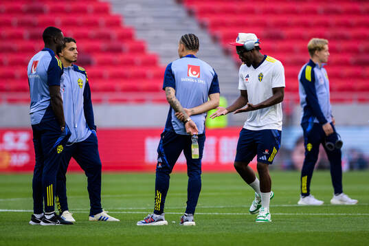 Ken Sema, Yasin Ayari, Jordan Larsson and Anthony Elanga of