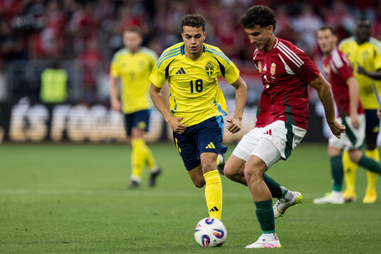 Yasin Ayari of Sweden and Botond Balogh of Hungary