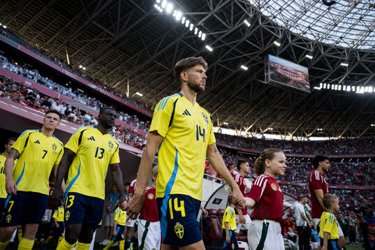 Emil Holm, Ken Sema and Anton Salétros of Sweden