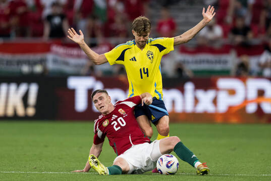 Roland Sallai of Hungary and Anton Salétros of Sweden