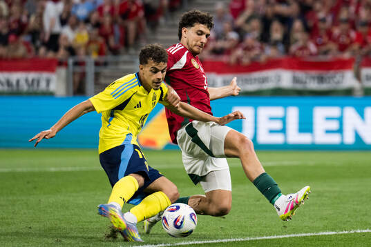 Yasin Ayari of Sweden and Botond Balogh of Hungary