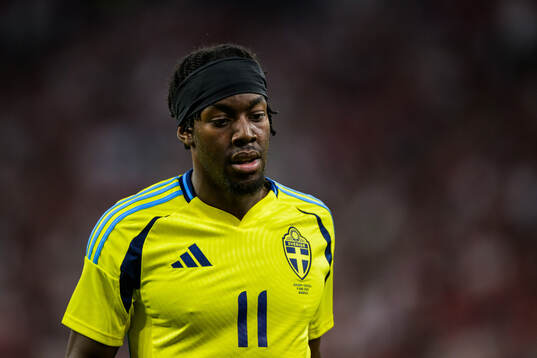 Anthony Elanga of Sweden