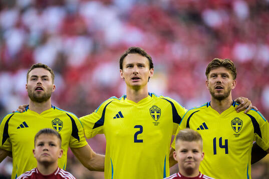 Gabriel Gudmundsson, Hjalmar Ekdal and Anton Salétros of