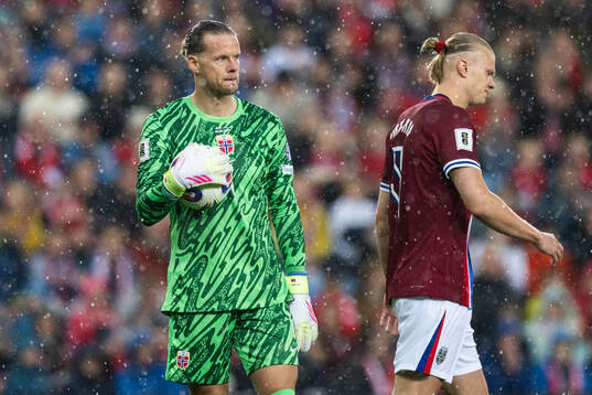 Goalkeeper Ørjan Håskjold Nyland of Norway