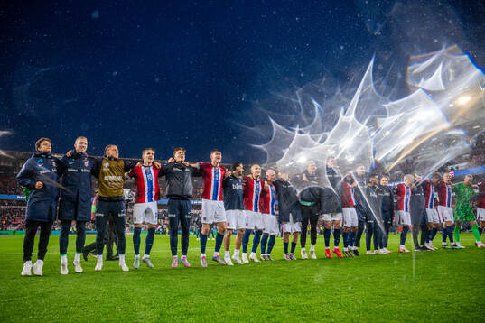Felix Horn Myhre, goalkeeper Egil Selvik, Thelo Aasgaard,