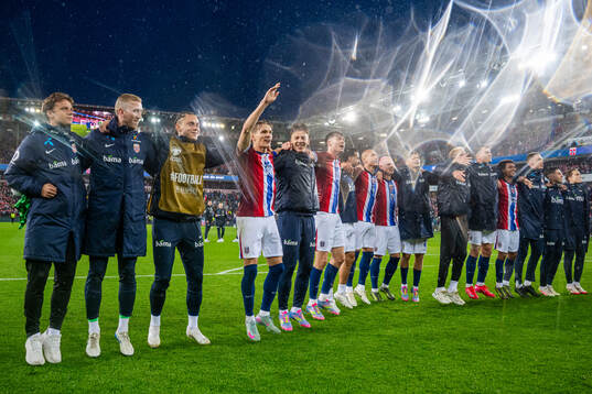 Felix Horn Myhre, goalkeeper Egil Selvik, Thelo Aasgaard,