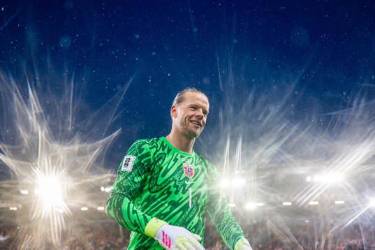 Goalkeeper Ørjan Håskjold Nyland of Norway