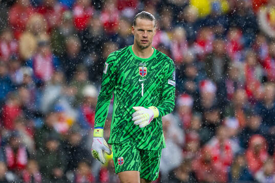 Goalkeeper Ørjan Håskjold Nyland of Norway