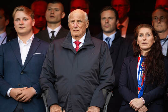 Prince Sverre Magnus, King Harald V of Norway and Lise