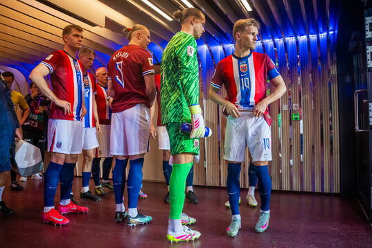 Alexander Sørloth, Erling Braut Haaland, goalkeeper Ørjan
