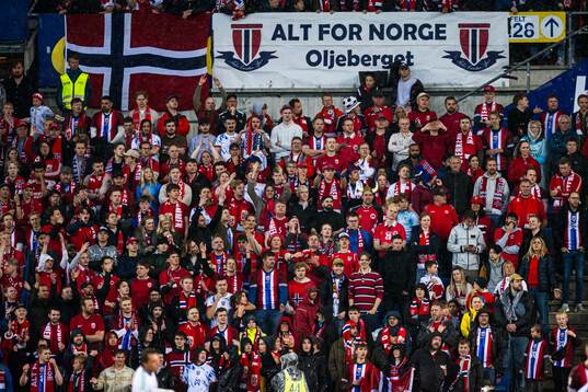 Spectators in the stands