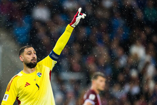 Goalkeeper Gianluigi Donnarumma of Italy