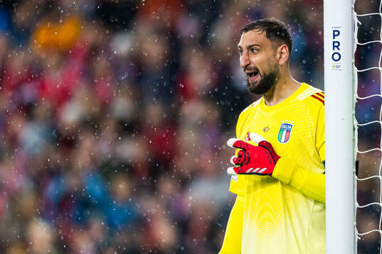 Goalkeeper Gianluigi Donnarumma of Italy