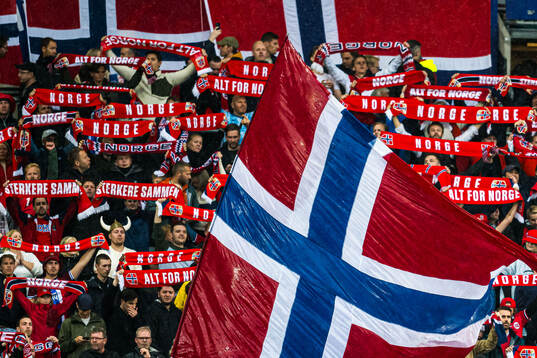Spectators in the stands