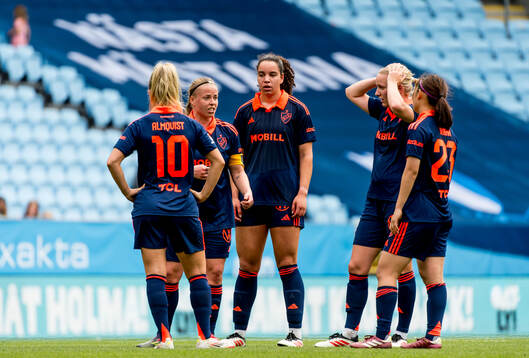 Djurgårdens spelare deppar