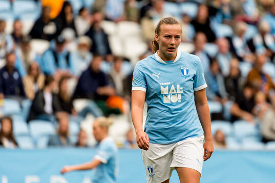 Malmö FFs Sara Kanutte Sørensen Fornes deppar