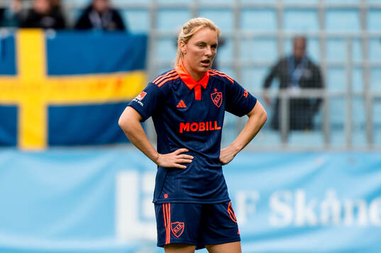 Djurgårdens Mimmi Larsson deppar