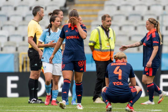 Djurgårdens spelare deppar